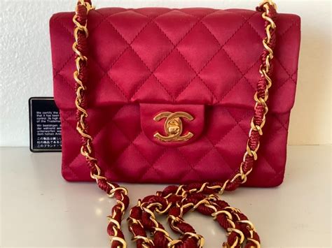 red vintage chanel